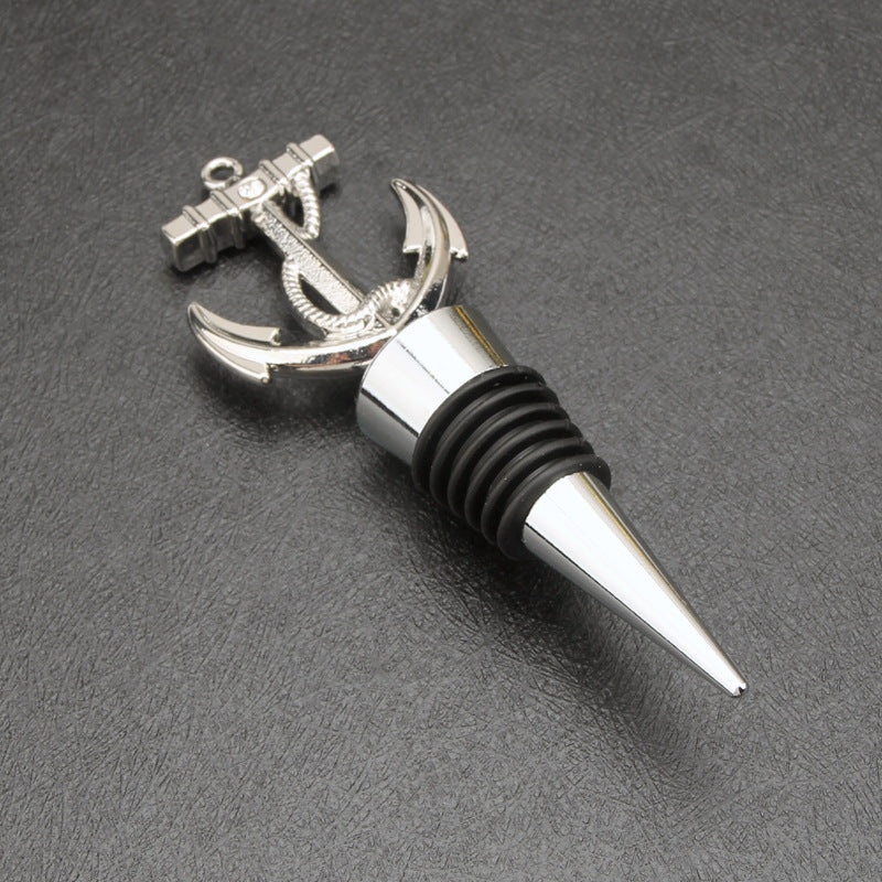 Starfish Heart-Shaped Snowflake Freshness-Sealing Alloy Bottle Stopper