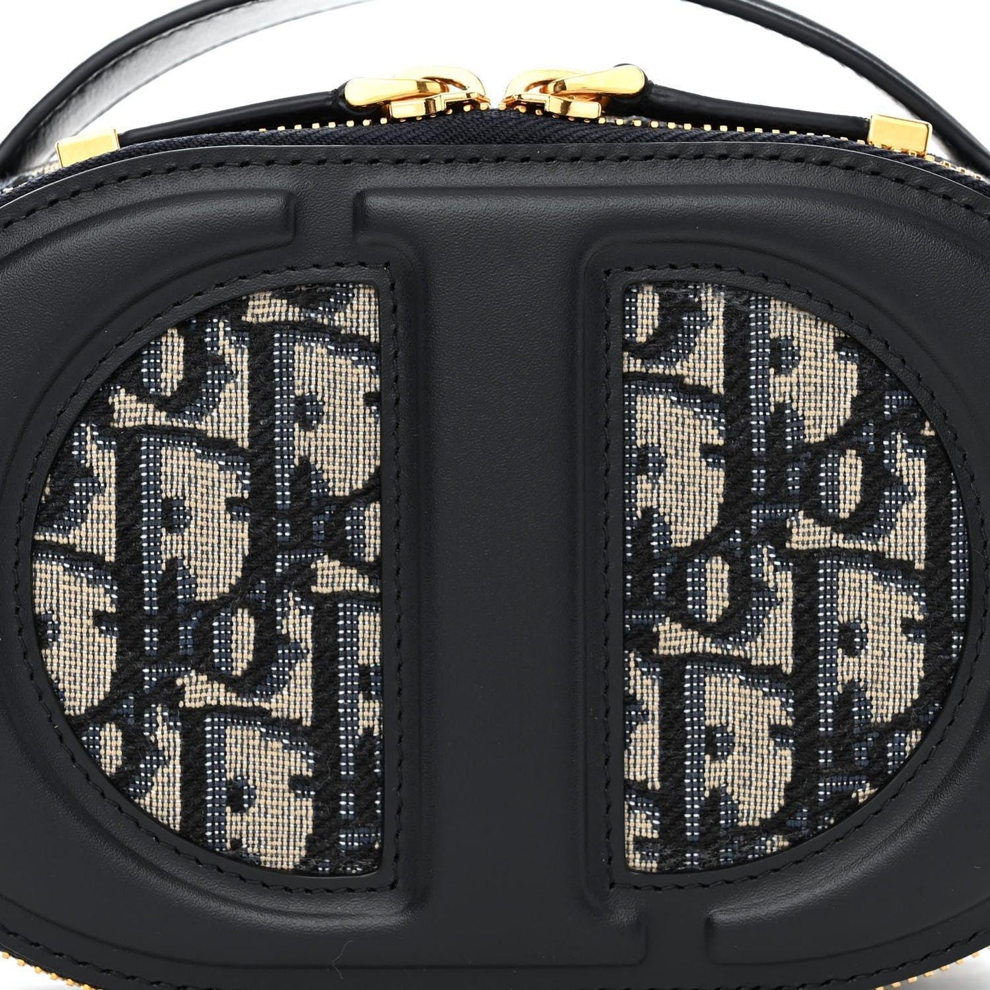 Christian Dior Signature Oval Camera Bag Calfskin with Embossed CD Signature