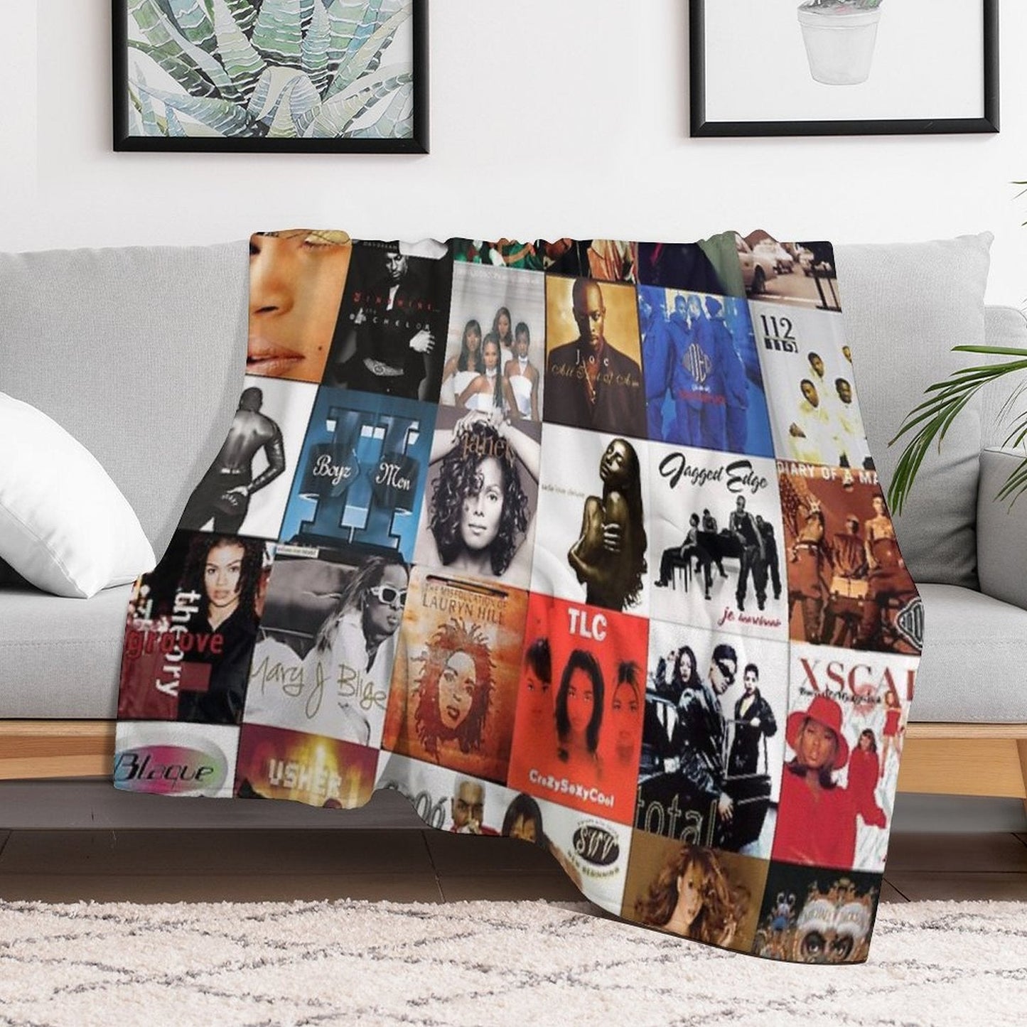HISTORY 90s RNB - HOME DECOR Throw Blanket