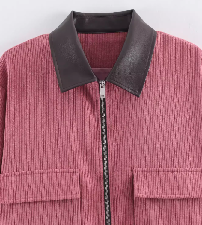 Womens Clothing European And American Style Fashionable All-Match 3-Color Corduroy