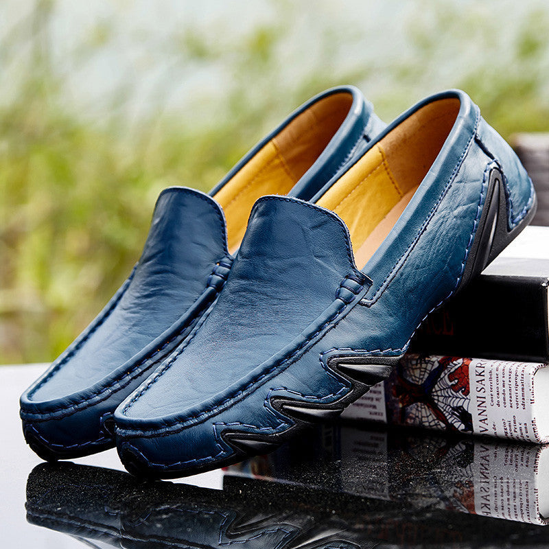 Men's Retro British Style Leather Shoes