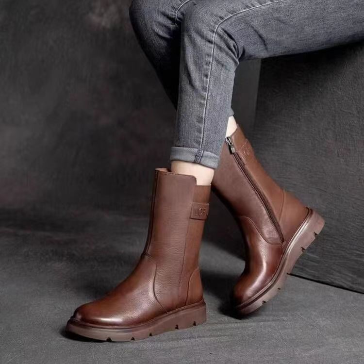 Retro Knight Western Middle Boots
