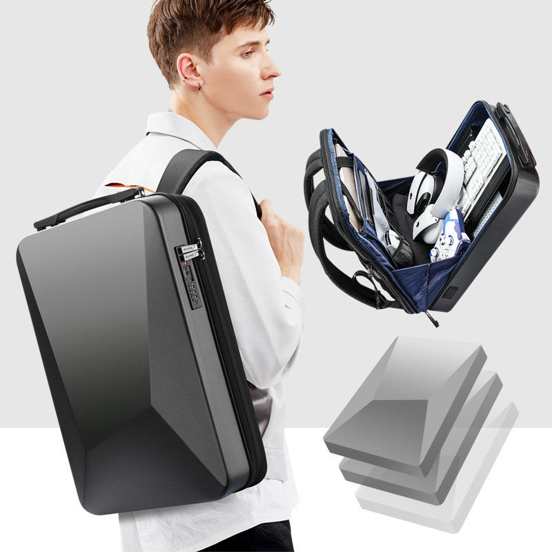 Men's Gaming PC Hard Shell Backpack