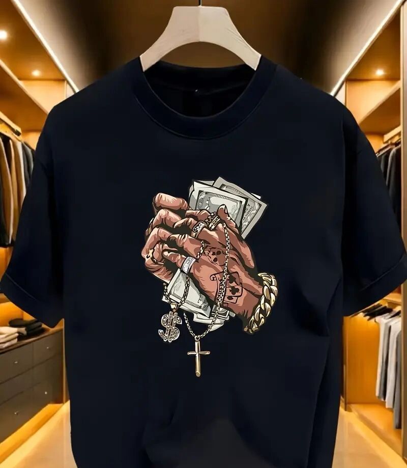 Camisas Estampadas de Manga Corta para Hombre