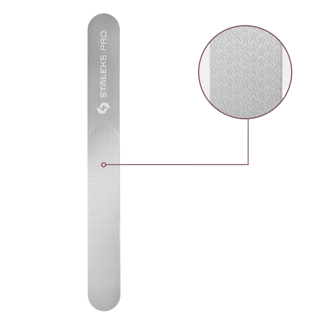 Laser Nail File EXPERT 11 165 mm (Wide Straight With Handle)  FE-11-165 -STALEKS