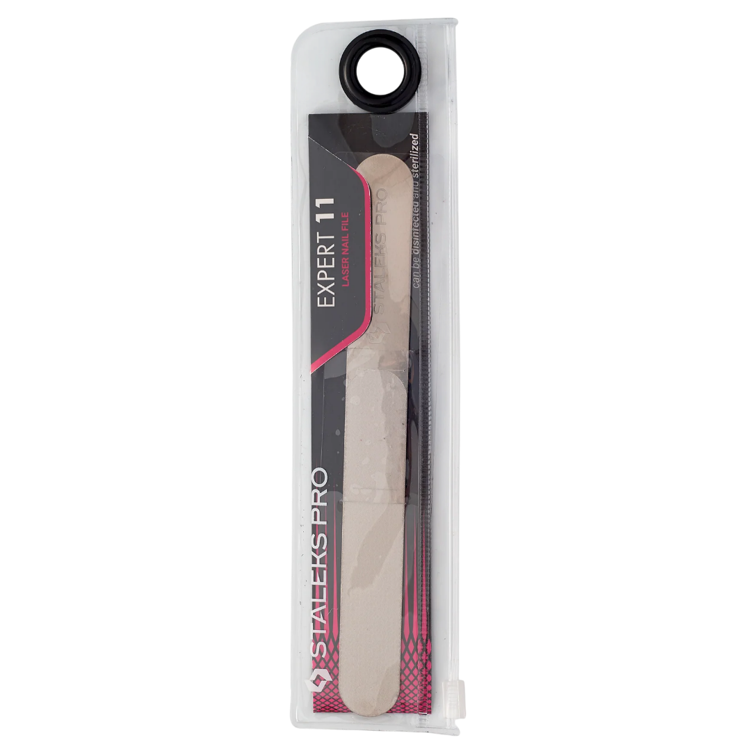 Laser Nail File EXPERT 11 165 mm (Wide Straight With Handle)  FE-11-165 -STALEKS