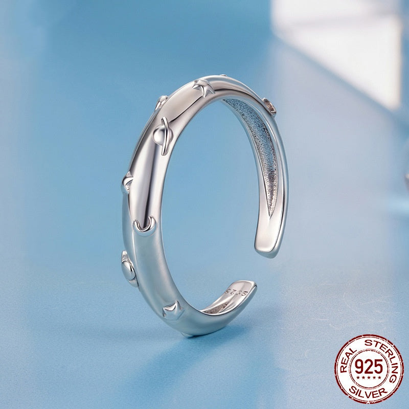 S925 Sterling Silver Planet Open Ring