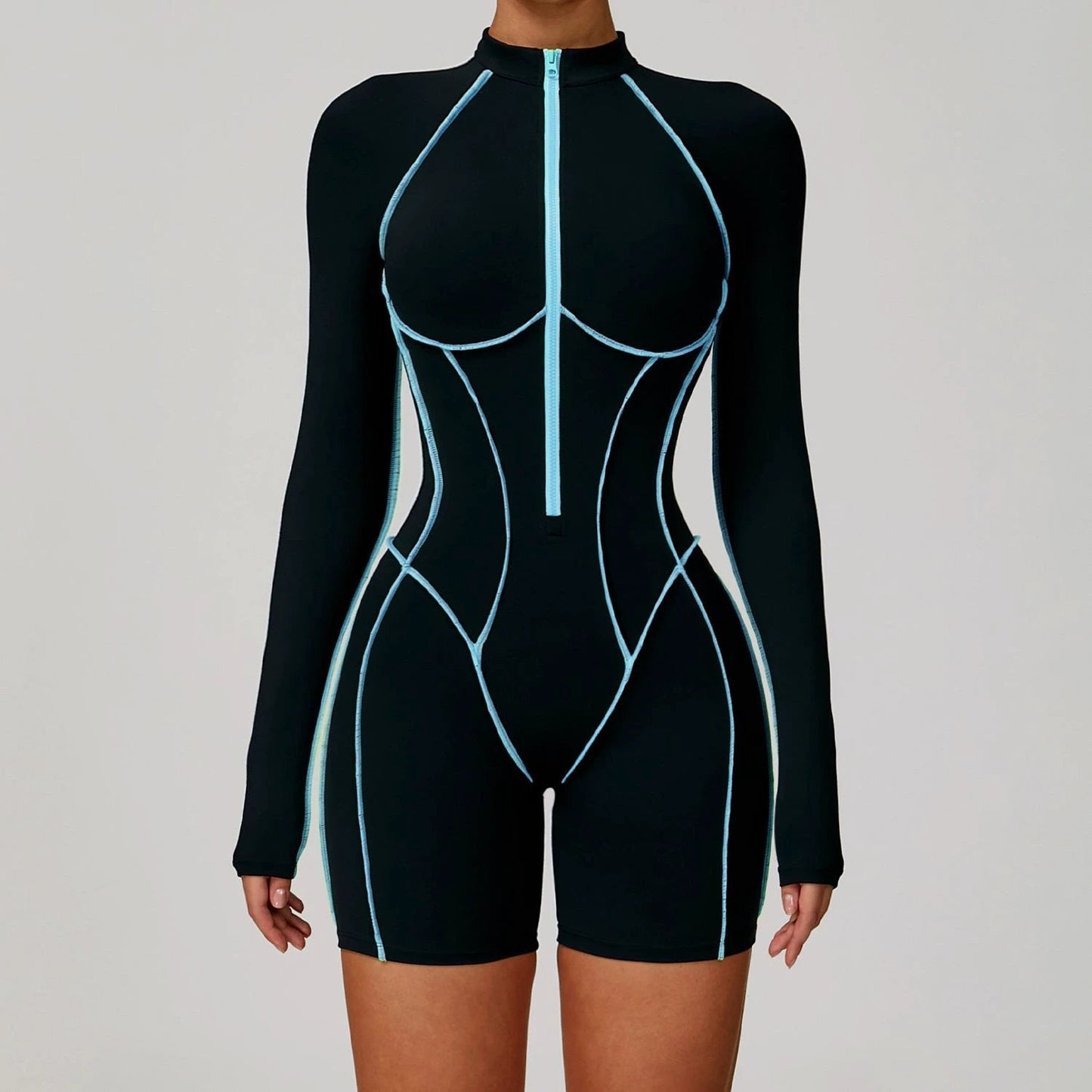 Tight Workout Clothes High-strength Sports Jumpsuit 9318