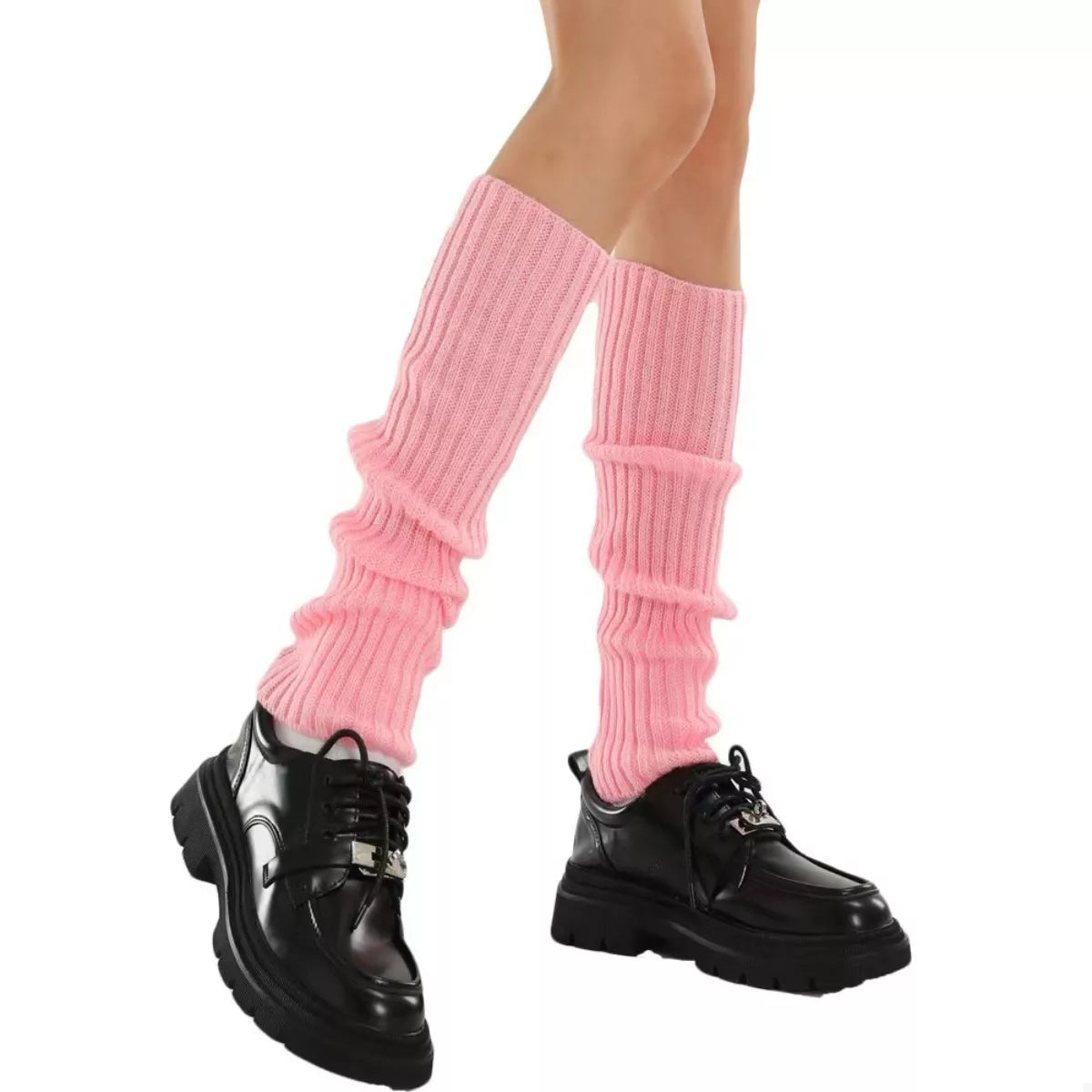 Ribbed Knit Leg Warmers
