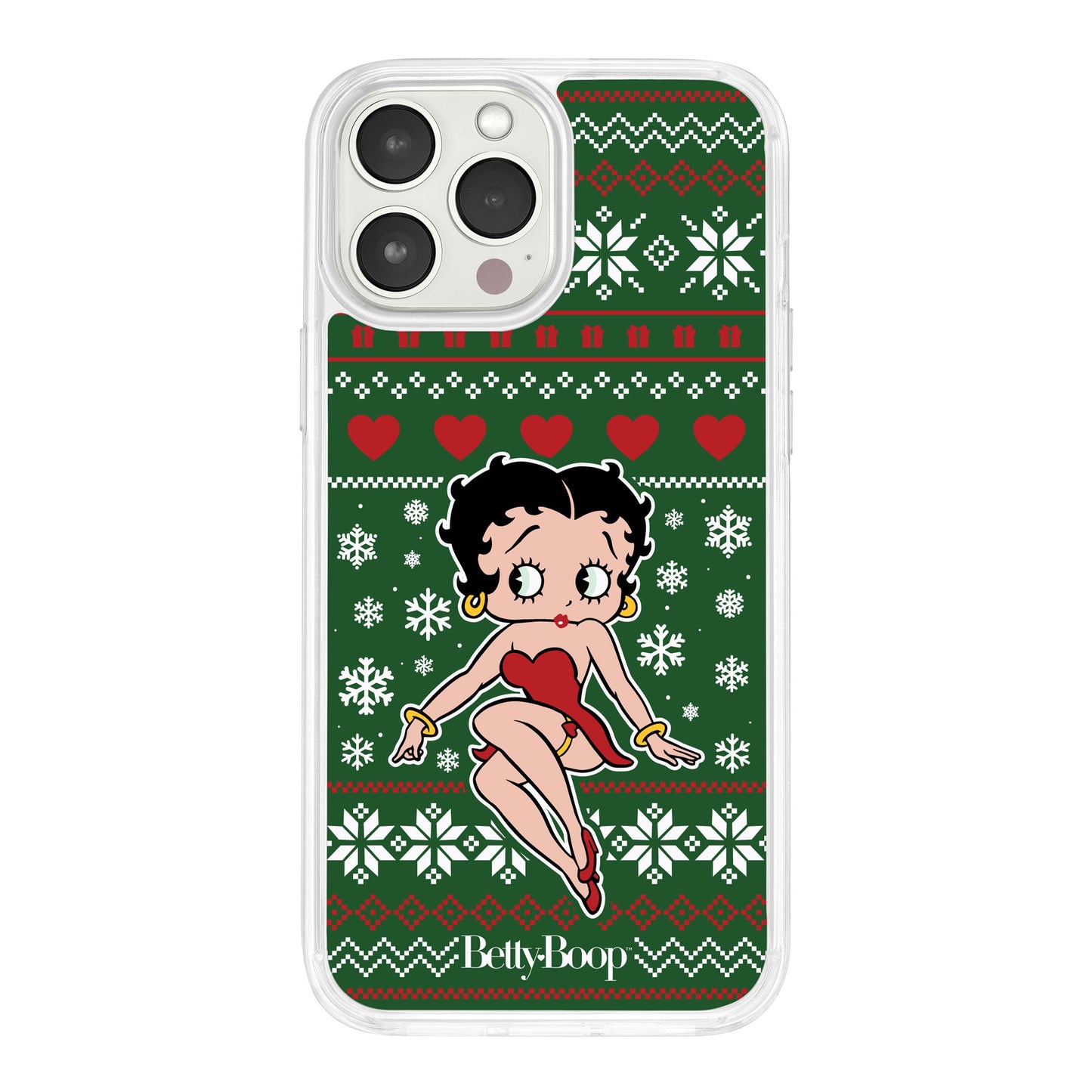 Betty Boop Happy Holidays HD Apple iPhone 16 Mag-Safe Phone Case
