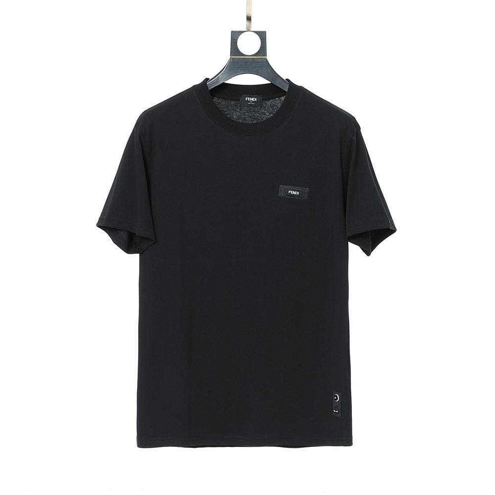 Fendi T-Shirt without Collar 'Black'