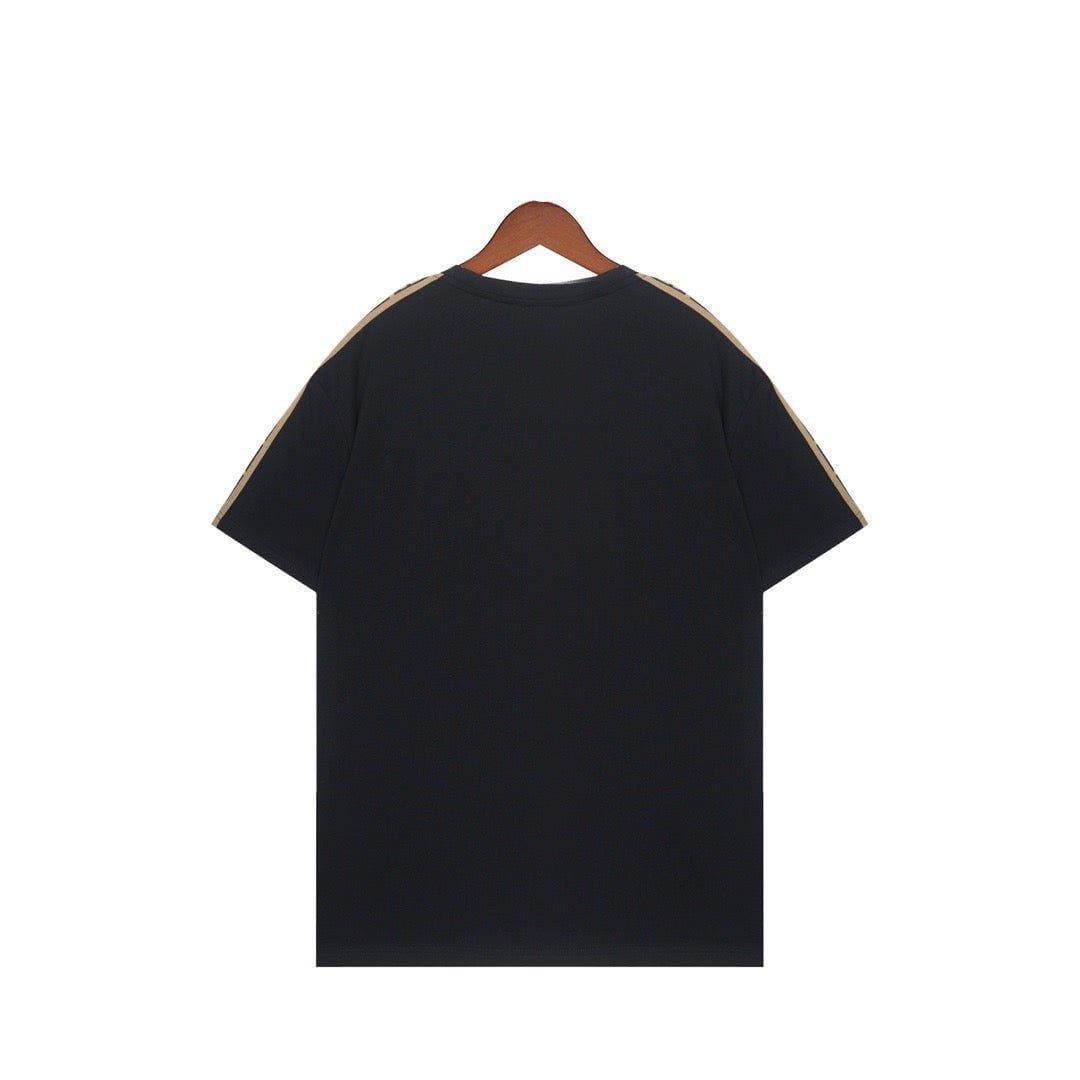 Fendi T-Shirt without Collar 'Black & Brown'