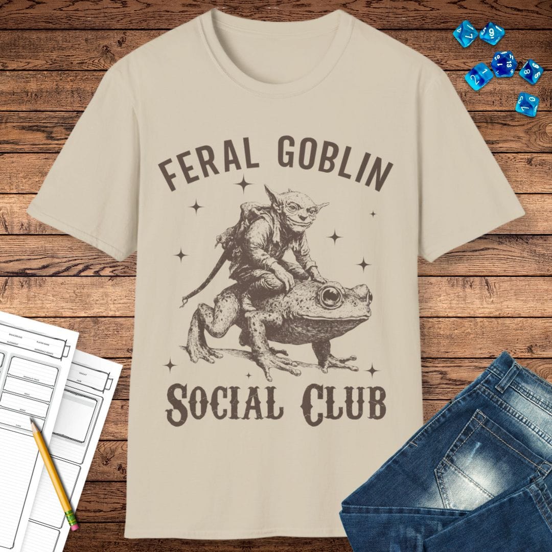 Camiseta Feral Goblin Social Club - Con Sapo