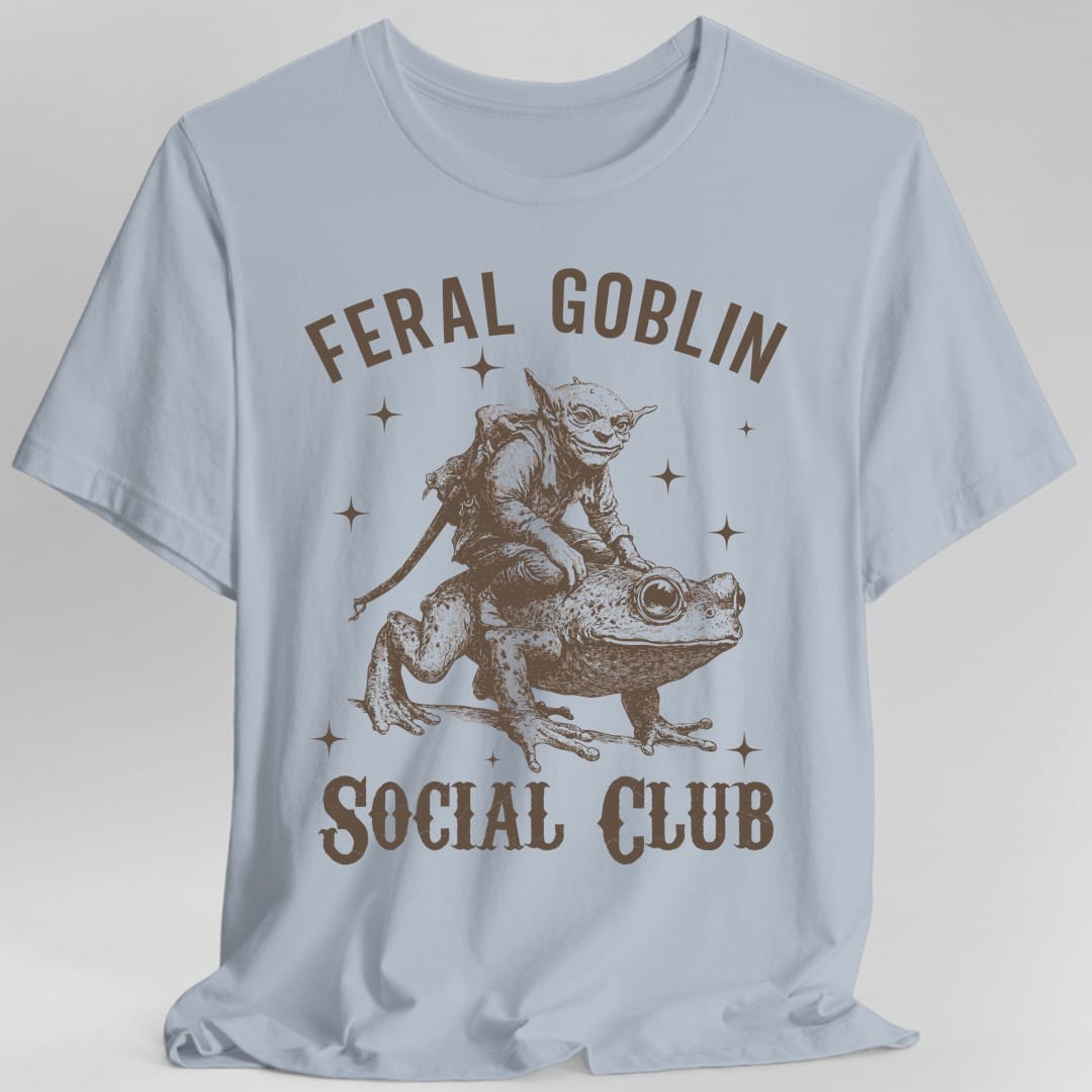 Camiseta Feral Goblin Social Club - Con Sapo