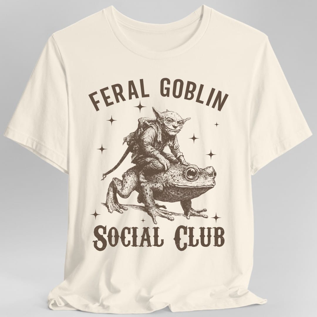 Camiseta Feral Goblin Social Club - Con Sapo