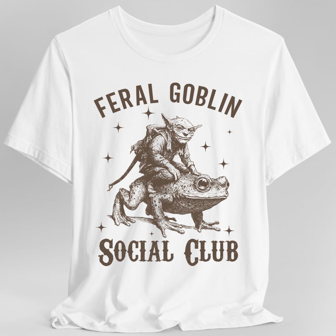Camiseta Feral Goblin Social Club - Con Sapo