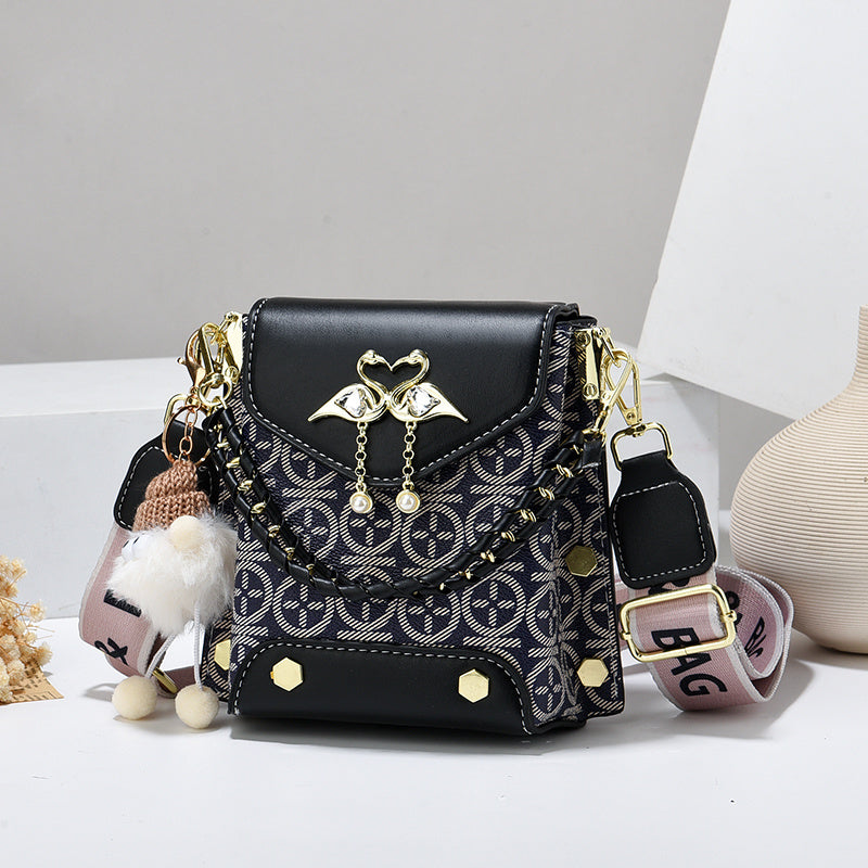 Fashionable Crossbody Flip Cover Bag See size chart under “more details”