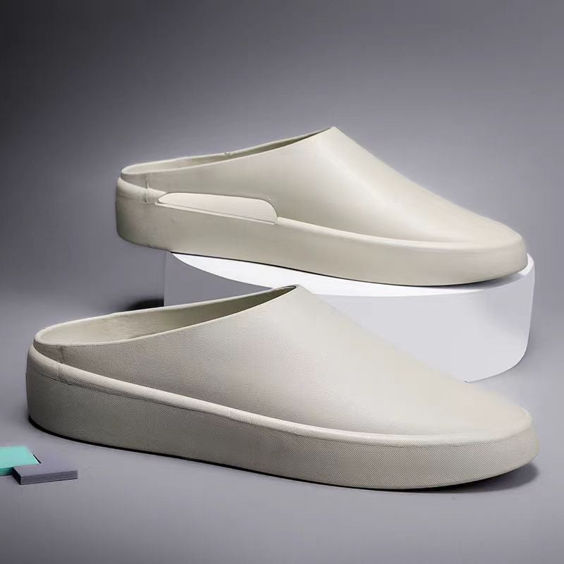 Baotou Slippers For Men Springsummer Outdoor Crocs-style Shoes