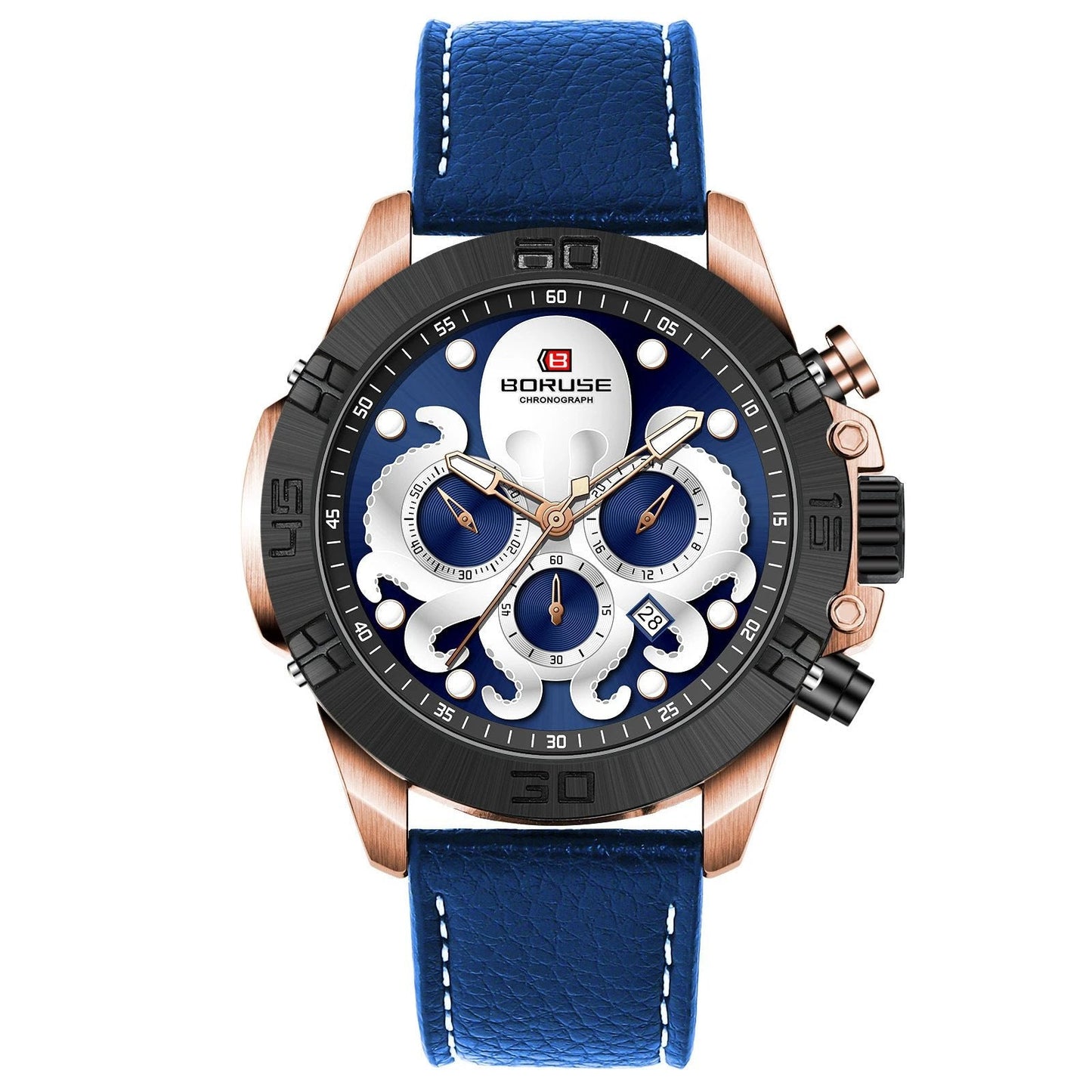 Men's Octopus Waterproof Luminous Quartz Watch