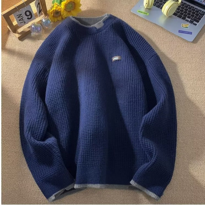 Retro High-grade Cotton Knitwear Bottoming Sweater