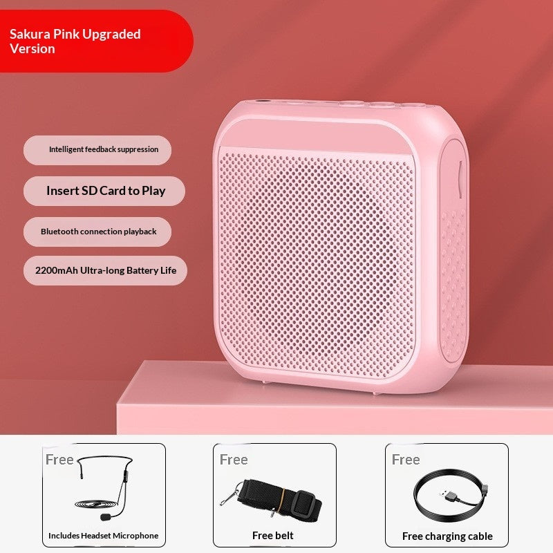 Megaphone Tour Guide Mall Hawker Teachers Instruction Waist-mounted Loudspeaker Portable Player