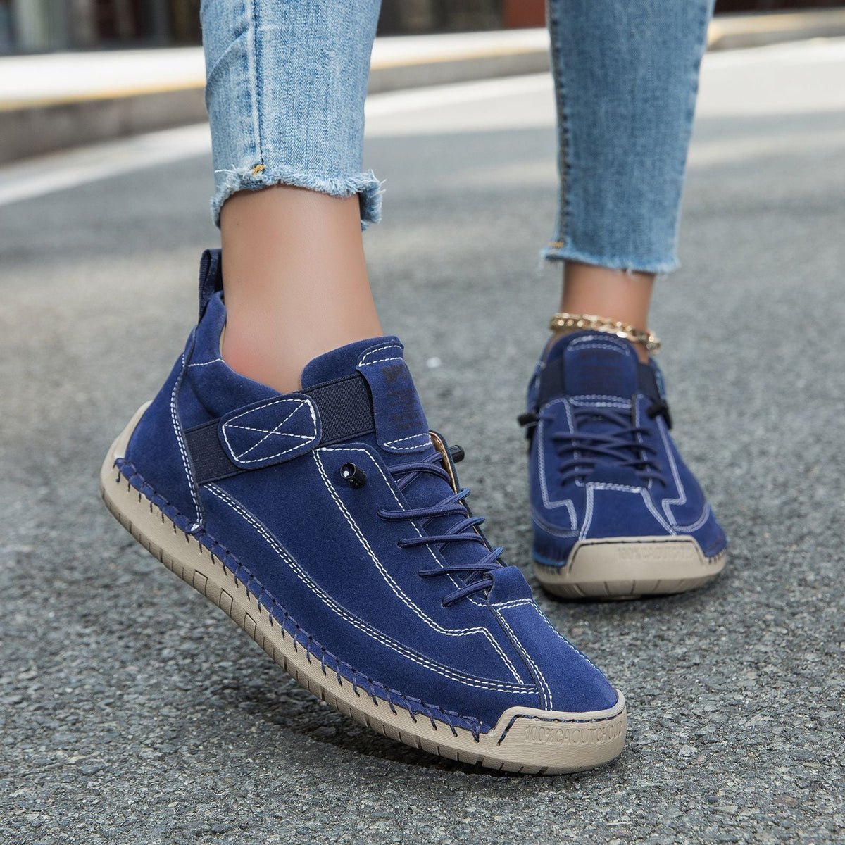 Casual Leather Ankle Boots