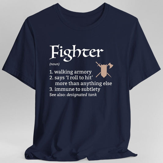 Definición de Clase Luchador D&D Camiseta