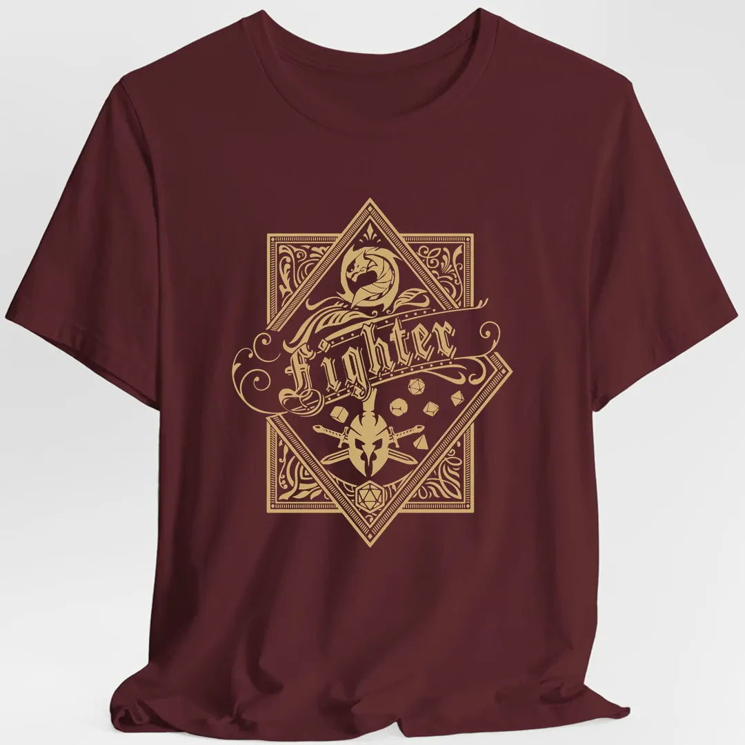 Fighter D&D Class Emblem T-shirt