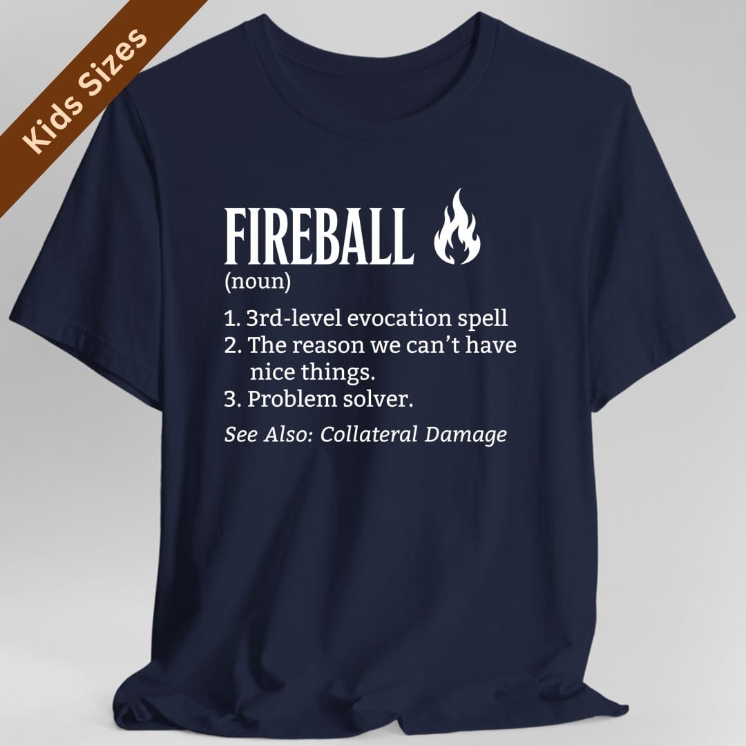 Fireball Definition Kids T-Shirt