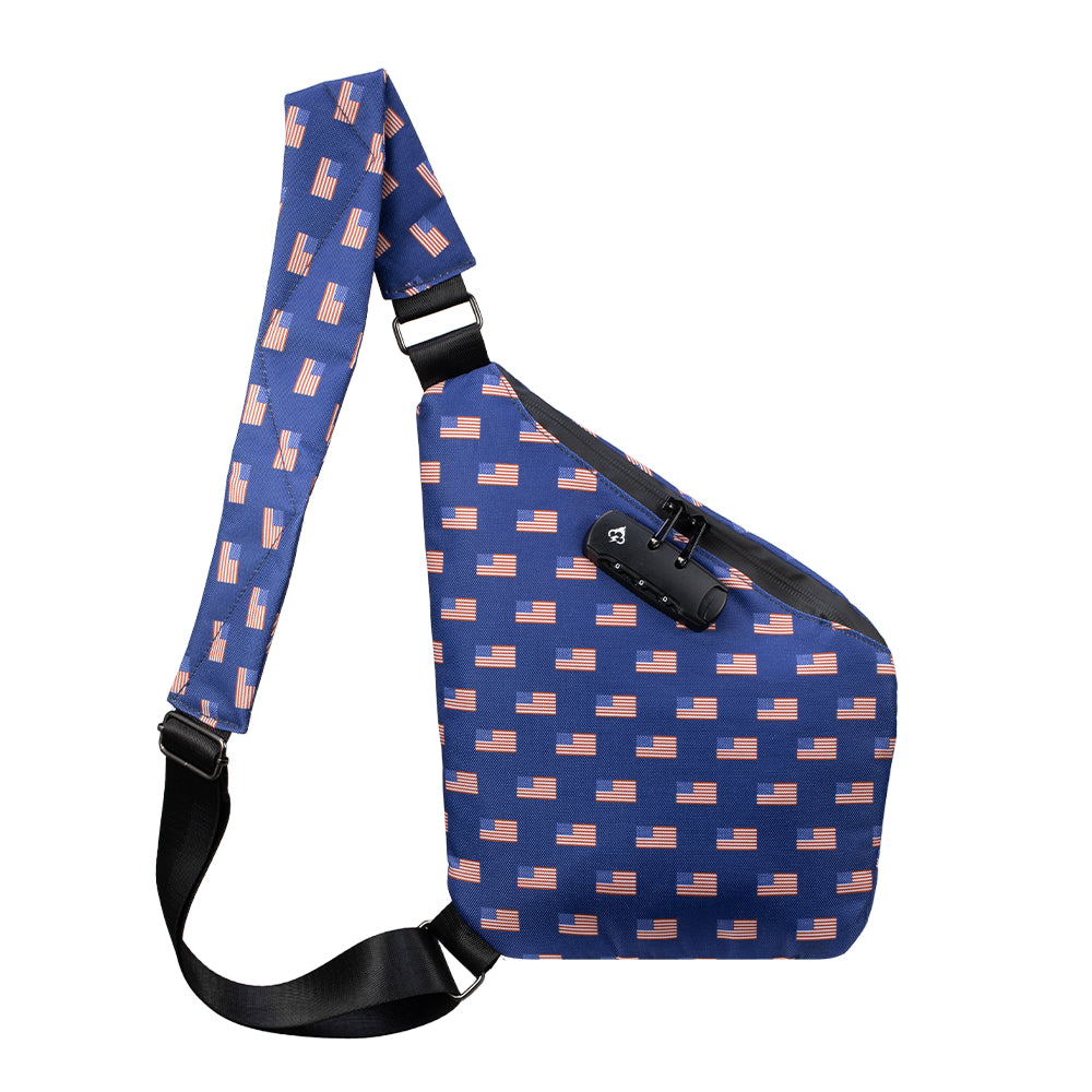 Bolsa cruzada FireBar Labs a prueba de olores - Candado oculto