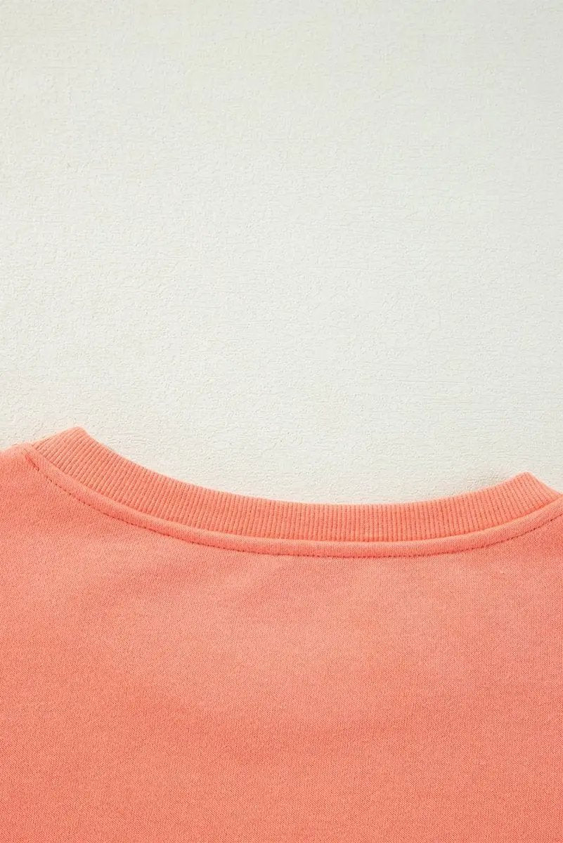 Sweaters Love Salve Rainbow Sweatshirt Women's Daily Wear Crew Neck Pullover Comfy Casual Top