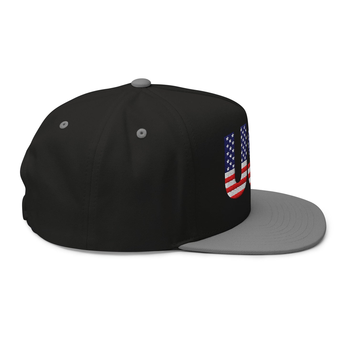 EE. UU. - Gorra de visera plana - Bordado a 1 cara