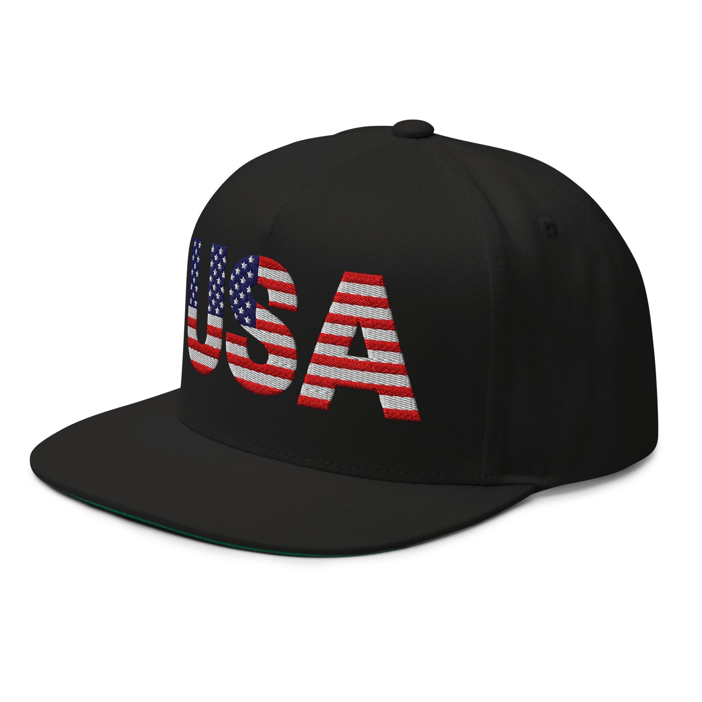 EE. UU. - Gorra de visera plana - Bordado a 1 cara
