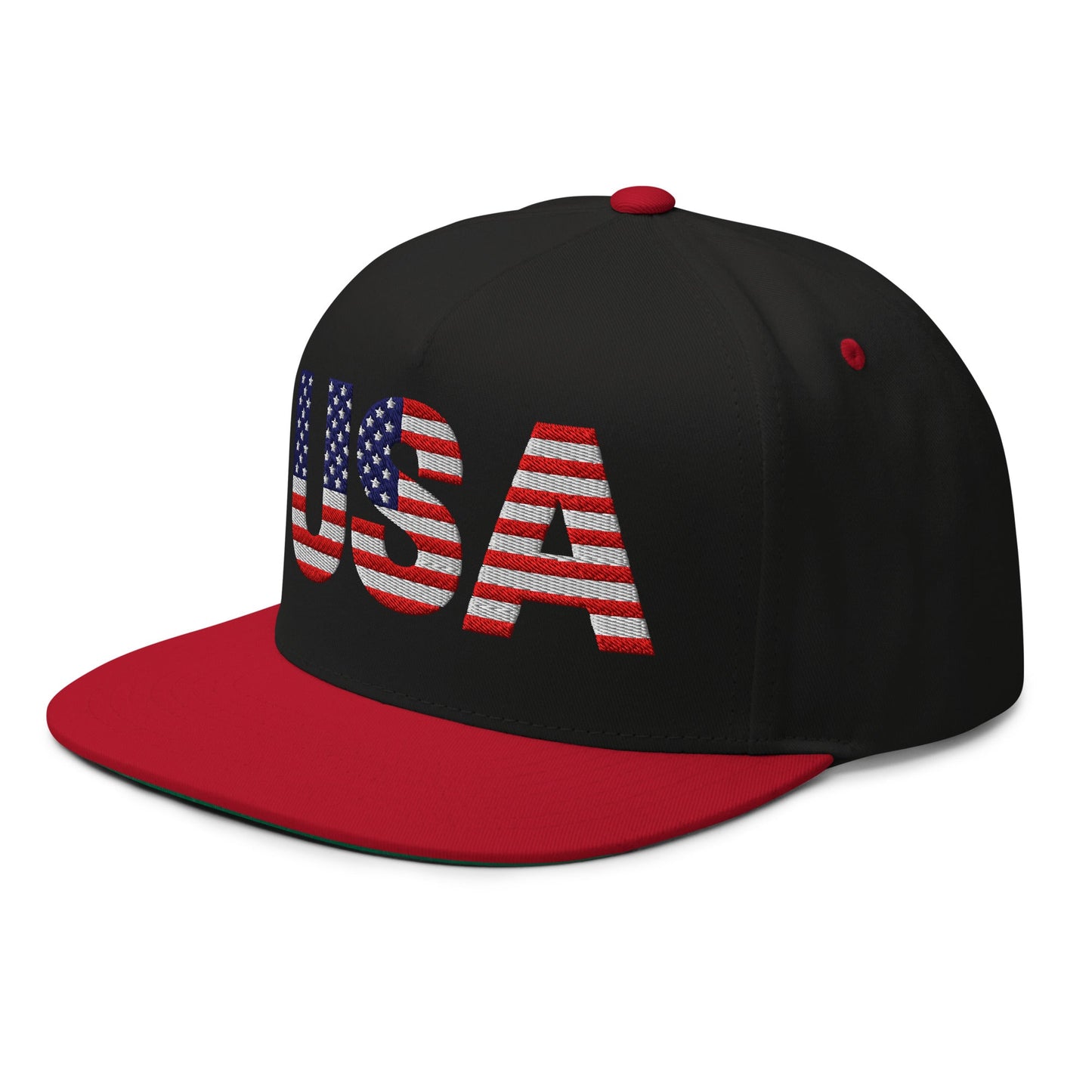 EE. UU. - Gorra de visera plana - Bordado a 1 cara