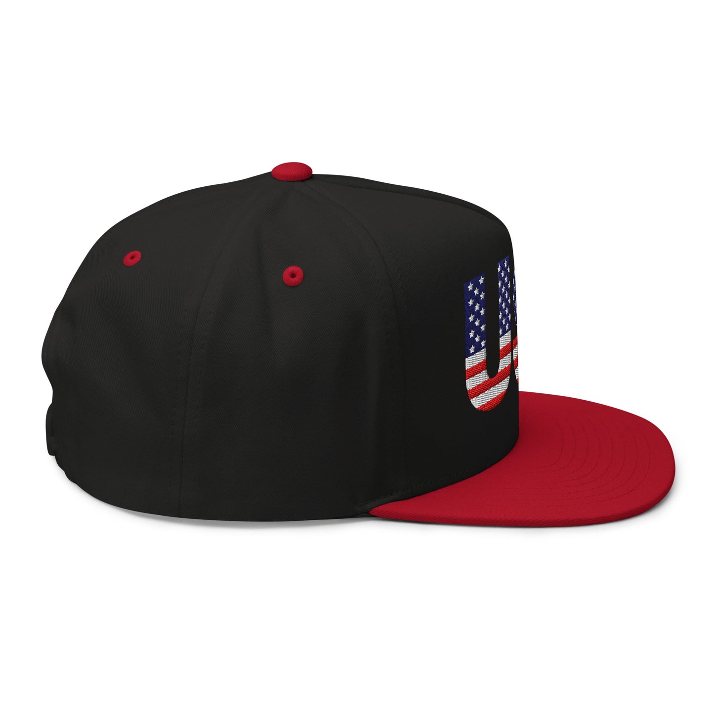 EE. UU. - Gorra de visera plana - Bordado a 1 cara
