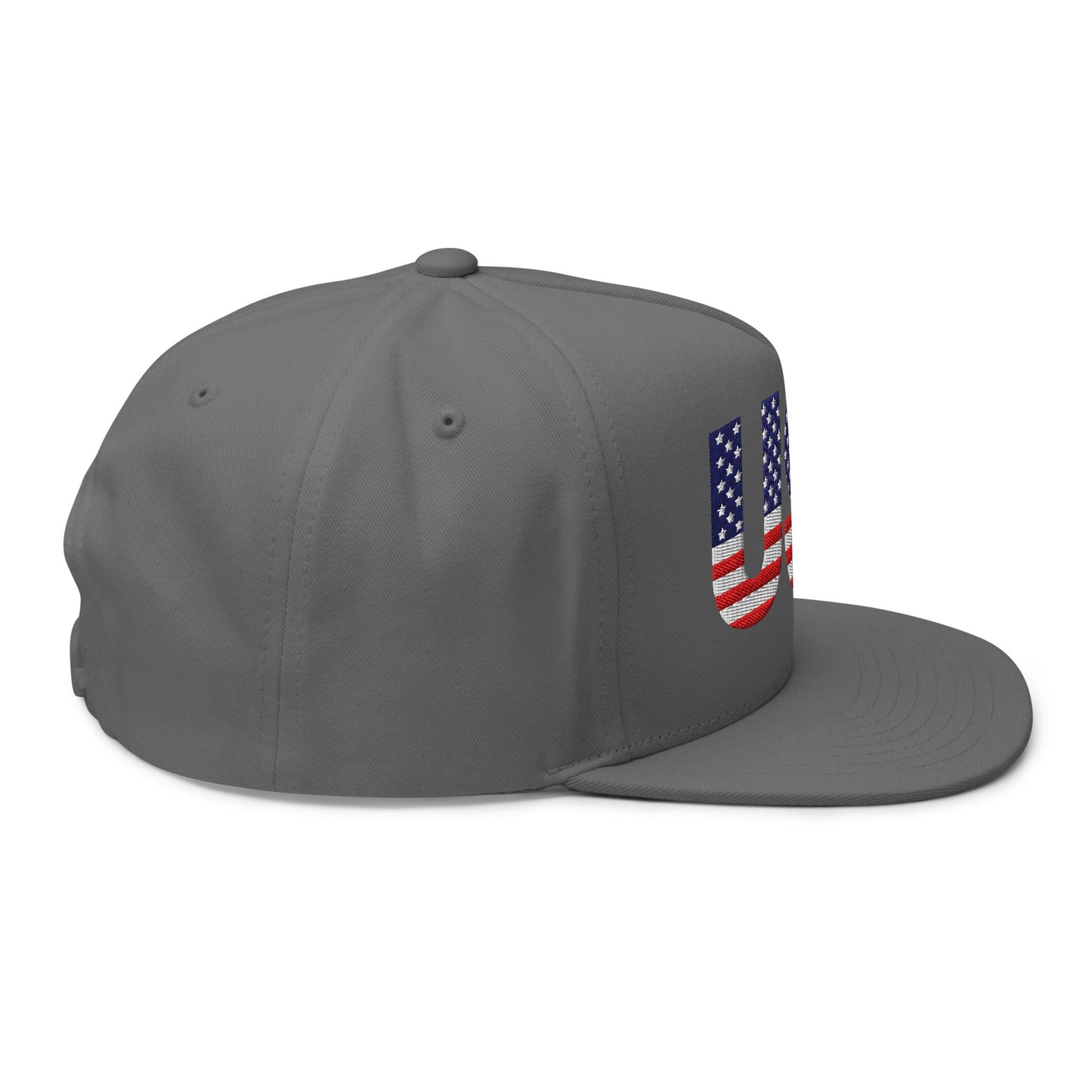 EE. UU. - Gorra de visera plana - Bordado a 1 cara