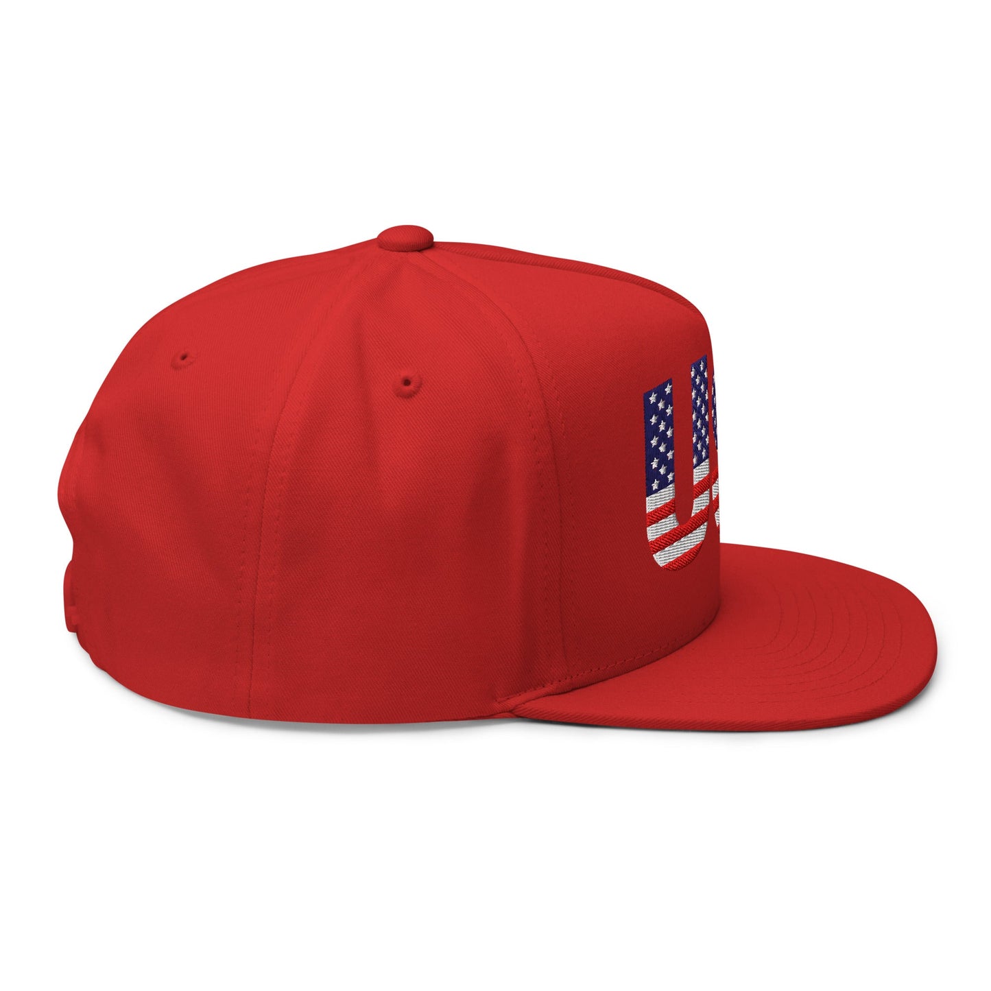 EE. UU. - Gorra de visera plana - Bordado a 1 cara