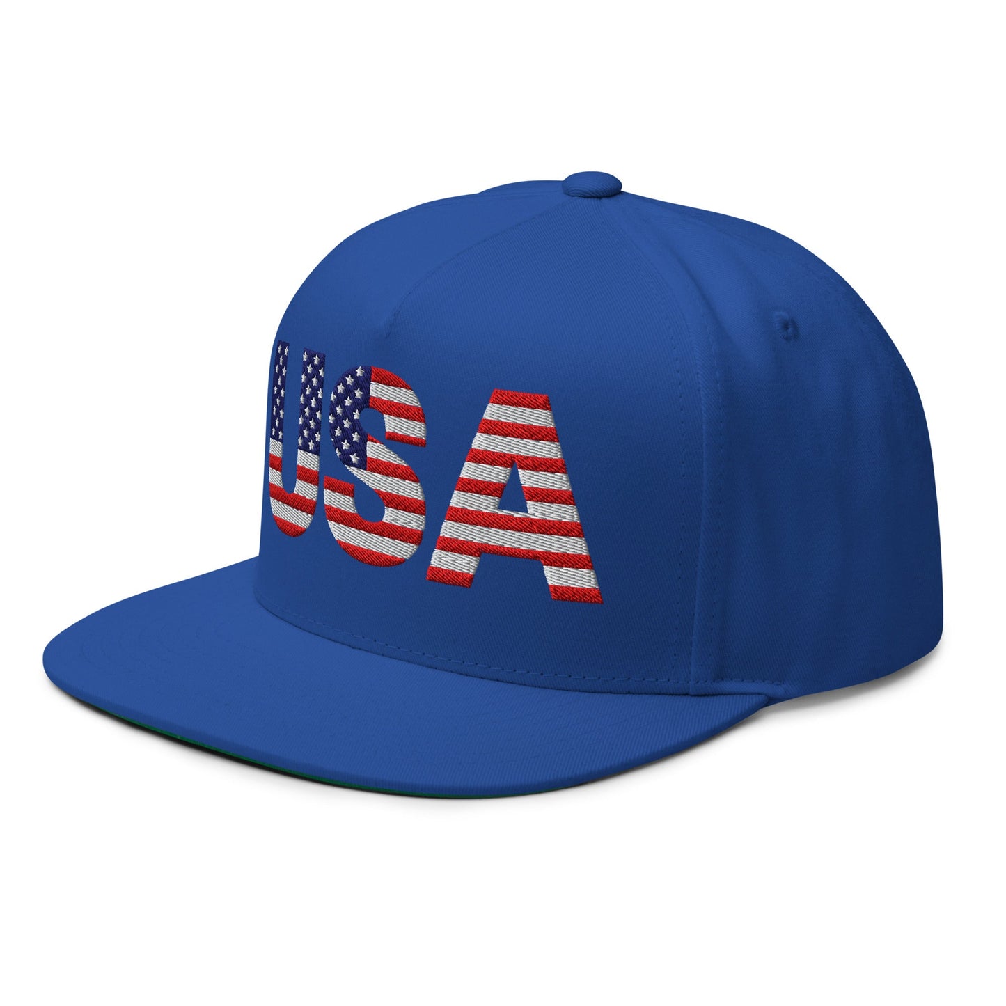 EE. UU. - Gorra de visera plana - Bordado a 1 cara