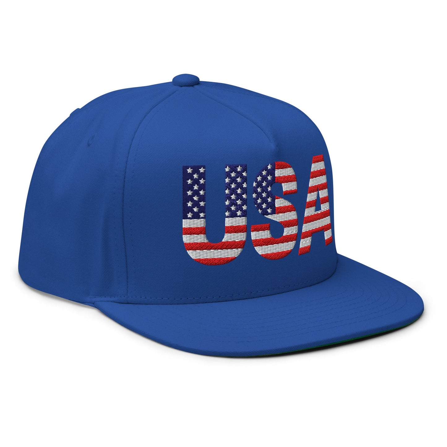 EE. UU. - Gorra de visera plana - Bordado a 1 cara