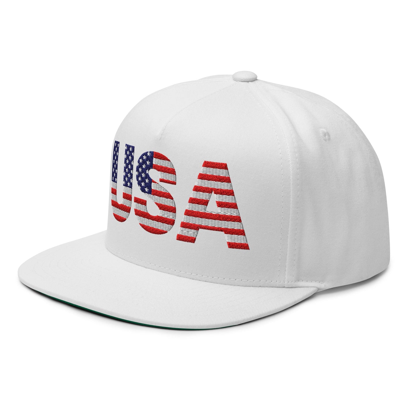 EE. UU. - Gorra de visera plana - Bordado a 1 cara
