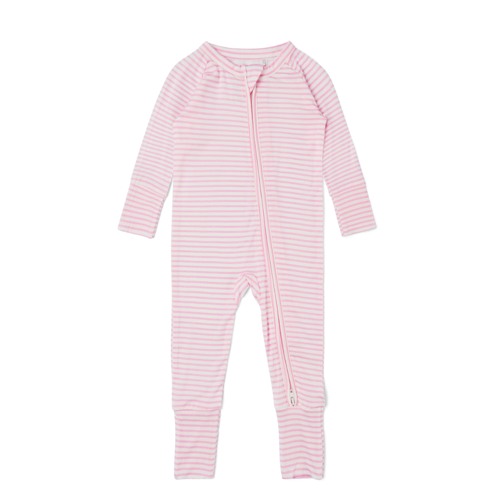 Pijama de bambú a rayas de ballet