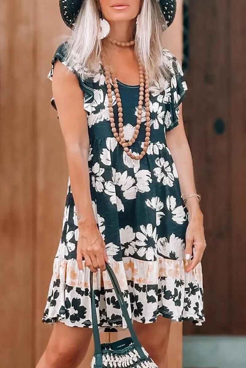 Dresses Love Salve Floral Mini Dress Women's Daily Summer A-Line Western Style