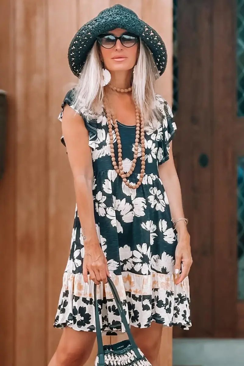 Dresses Love Salve Floral Mini Dress Women's Daily Summer A-Line Western Style