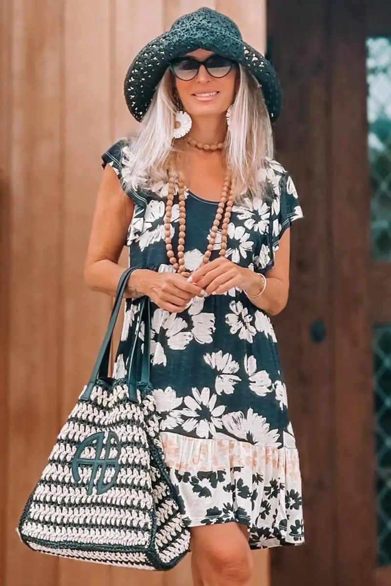 Dresses Love Salve Floral Mini Dress Women's Daily Summer A-Line Western Style
