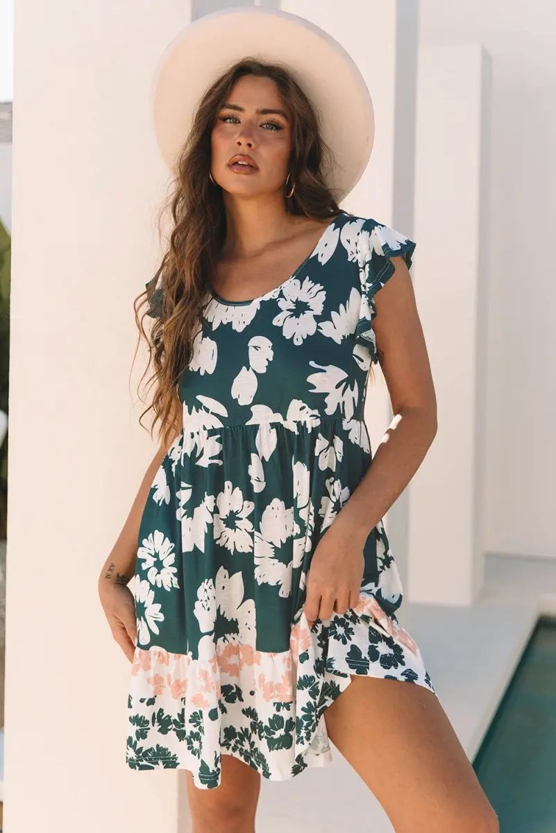 Dresses Love Salve Floral Mini Dress Women's Daily Summer A-Line Western Style