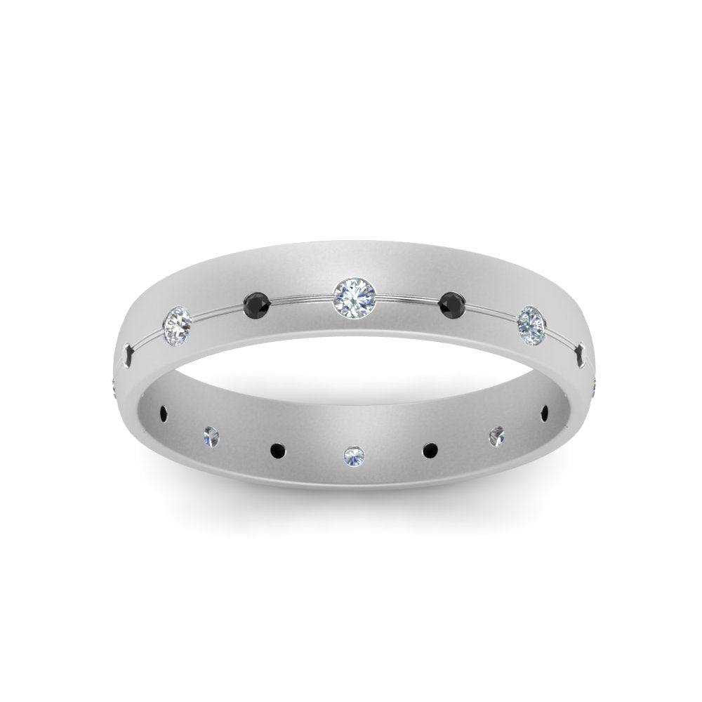 Flush Set Diamond Wedding Band