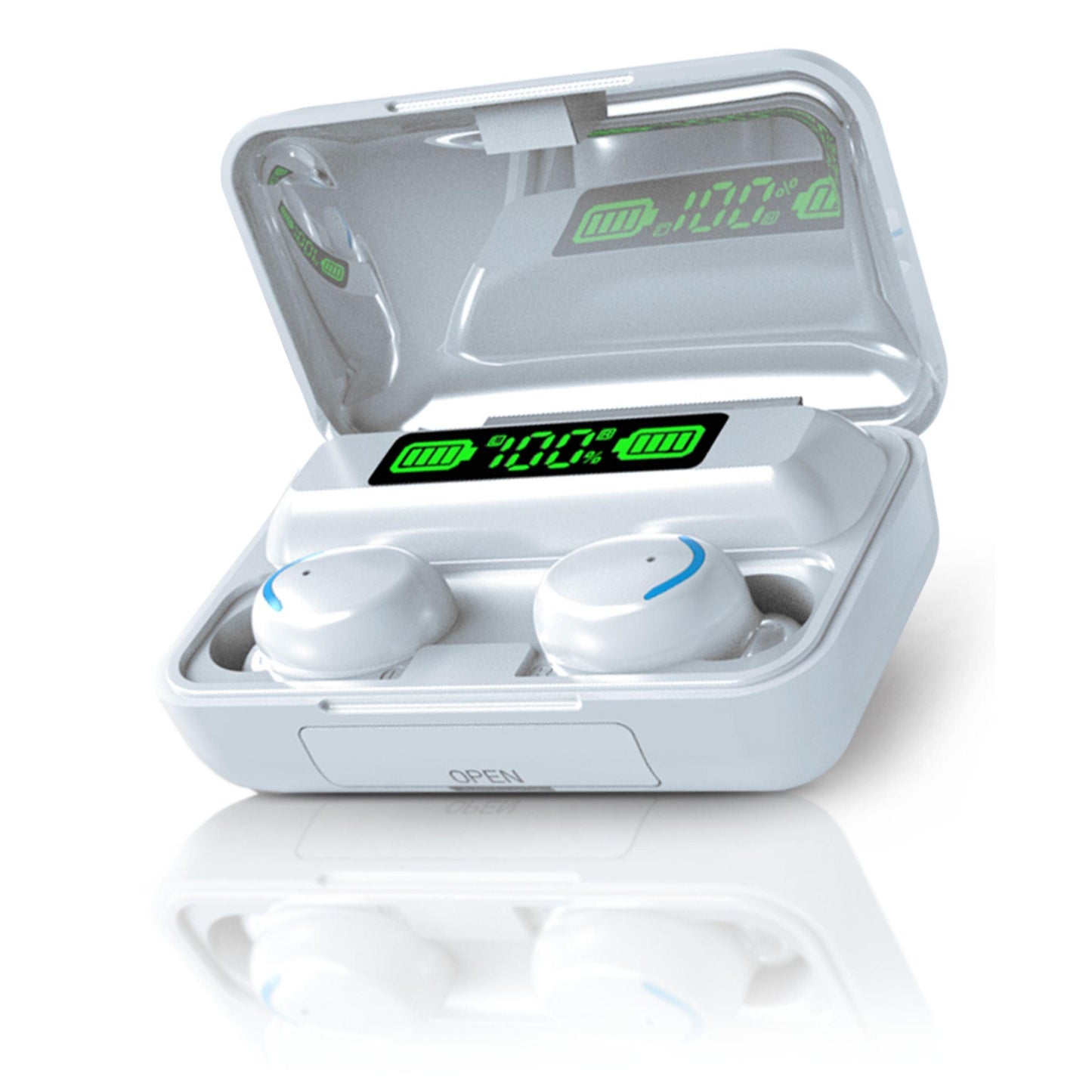 Flux 7 TWS Earbuds w/ Wireless Charging Case & Power Bank