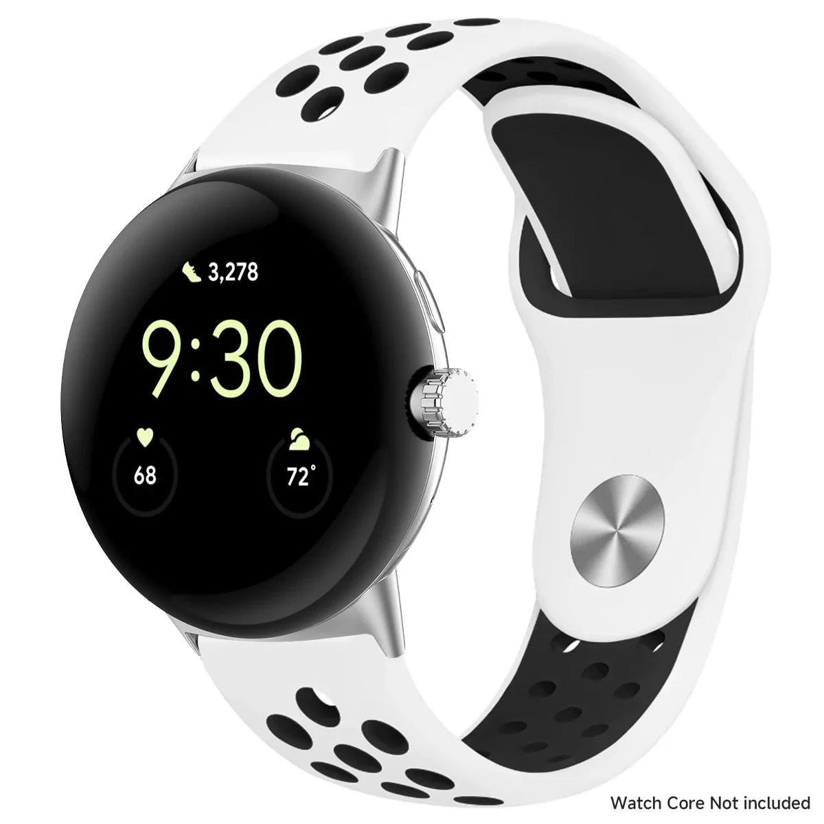 For Google Pixel 1-4 41/45mm Silicone Band - Breathable
