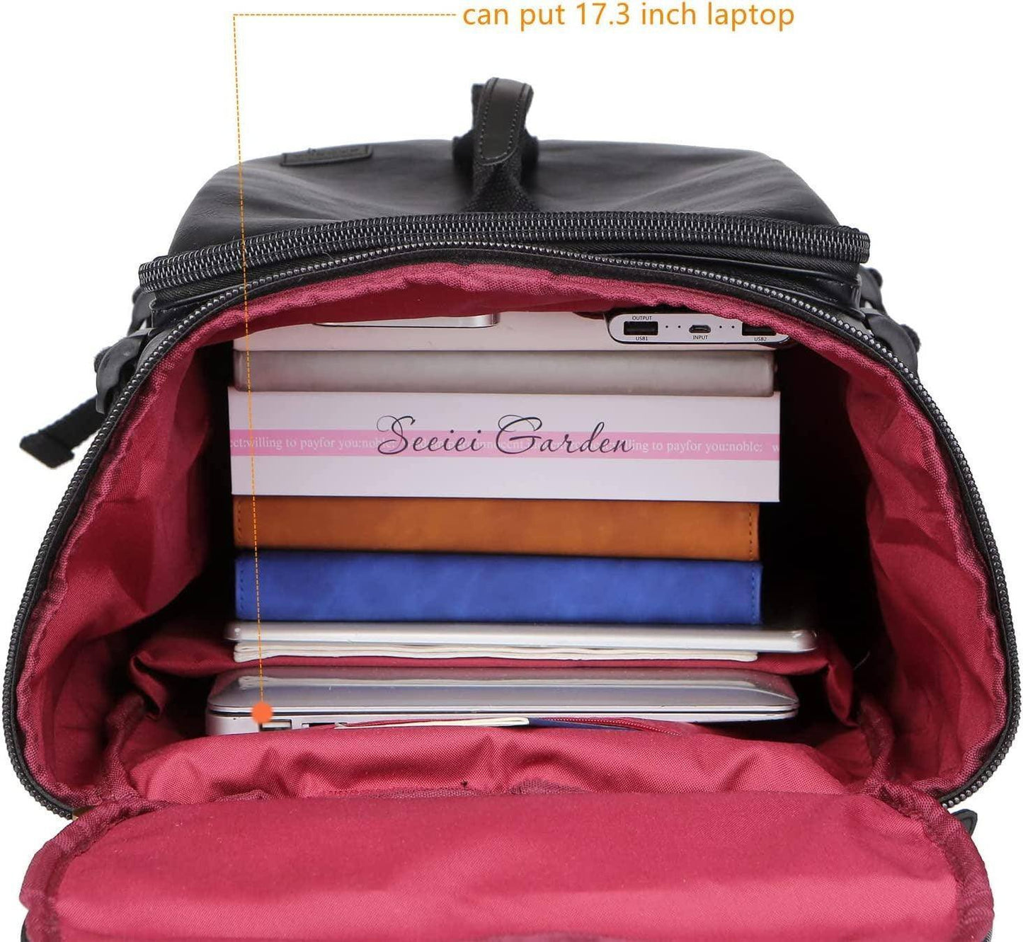 Soft Leather Duffel Bag – 40L Convertible Travel Bag