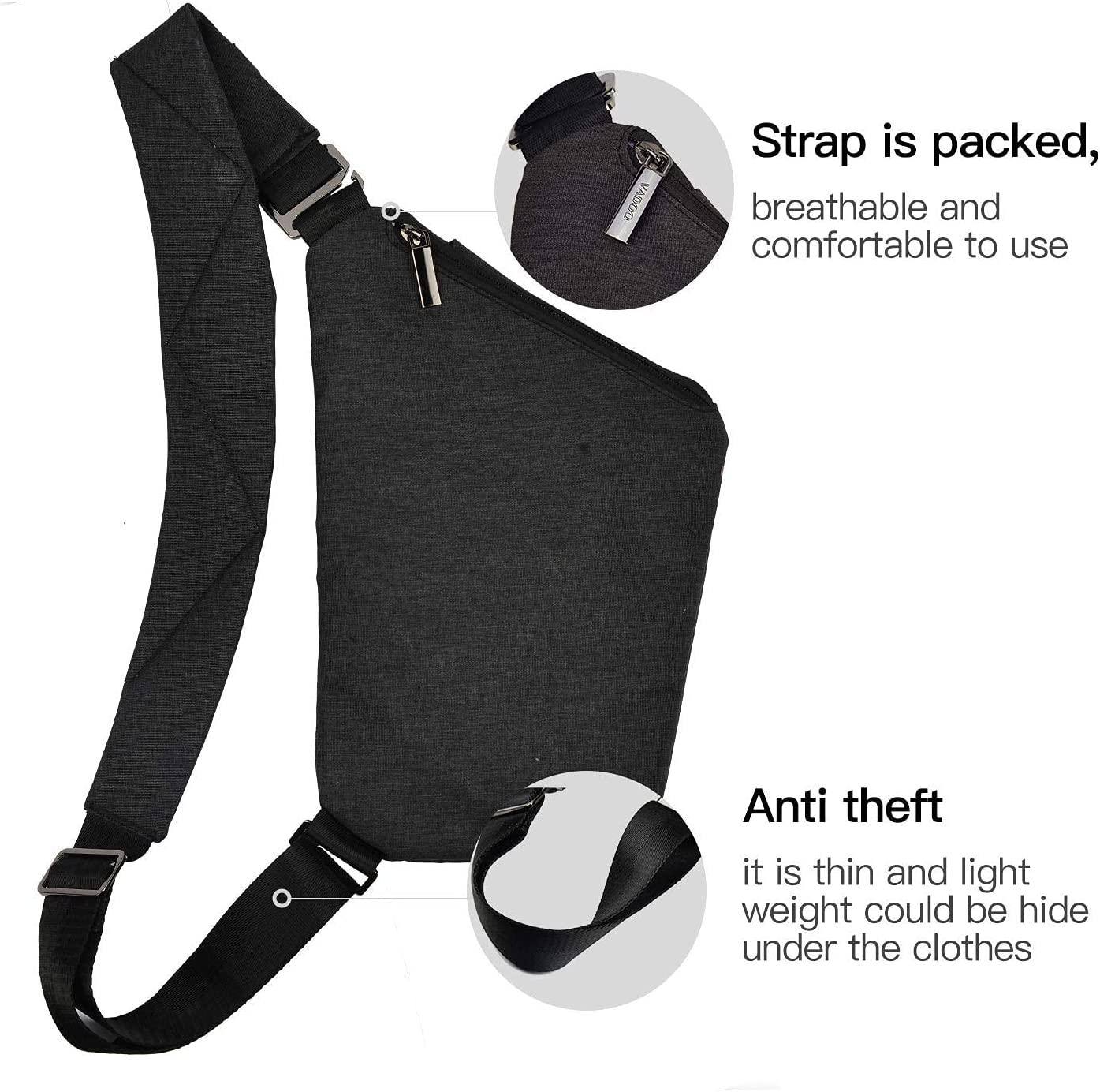 Anti-Theft Crossbody Sling Bag – Compact & Secure